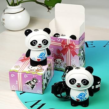 Encendedor con llavero de panda